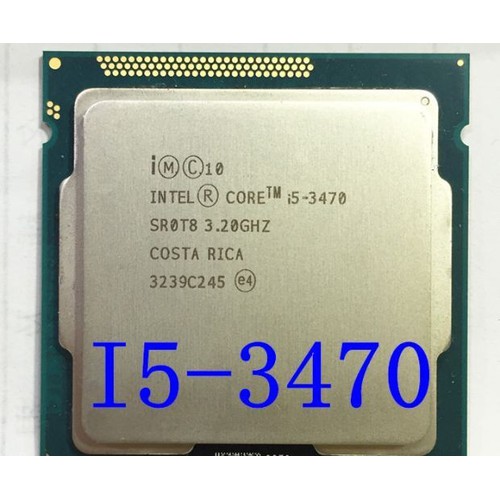 Bộ xử lý Intel® Core™ i5-3470 6M bộ nhớ đệm, tối đa 3,60 GHz 2ND