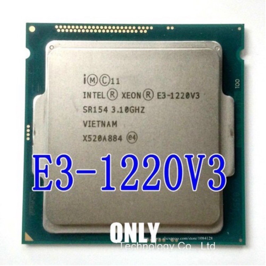 Bộ xử lý Intel® Xeon® E3-1220 v3 8M bộ nhớ đệm, 3,10 GHz 2ND