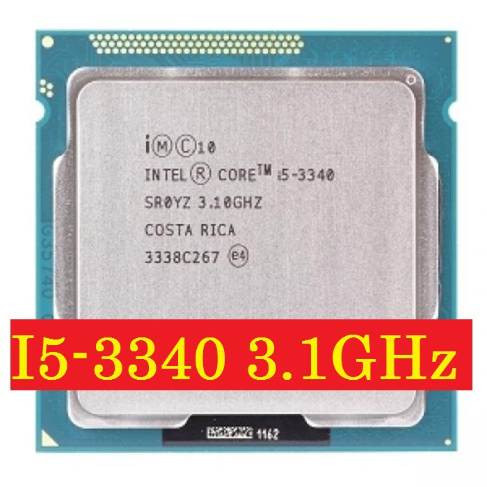 Bộ xử lý Intel® Core™ i5-3340 6M bộ nhớ đệm, tối đa 3,30 GHz 2ND